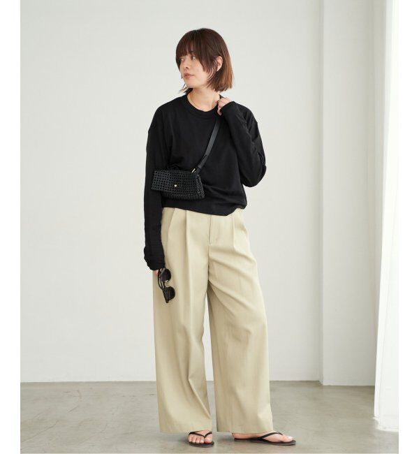 Plage「R&rsquo;IAM レーヨンスウェットロンT」|Tシャツ・カットソー|