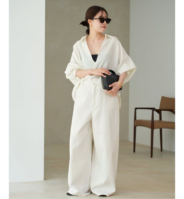 Plage「《追加》GEORGETTE SKIPPER ブラウス」|シャツ・ブラウス|