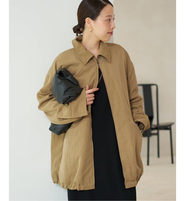 新品 plage テントブルゾン 36 完売品　ベージュ plage テントブルゾン 36 完売品 ベージュ