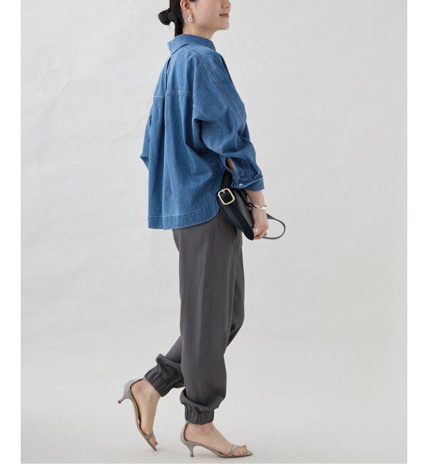 VERMEIL par iena「《追加2》デニムフォルムシャツ」|シャツ・ブラウス|