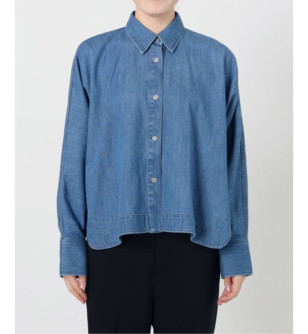 VERMEIL par iena「《追加2》デニムフォルムシャツ」|シャツ・ブラウス|