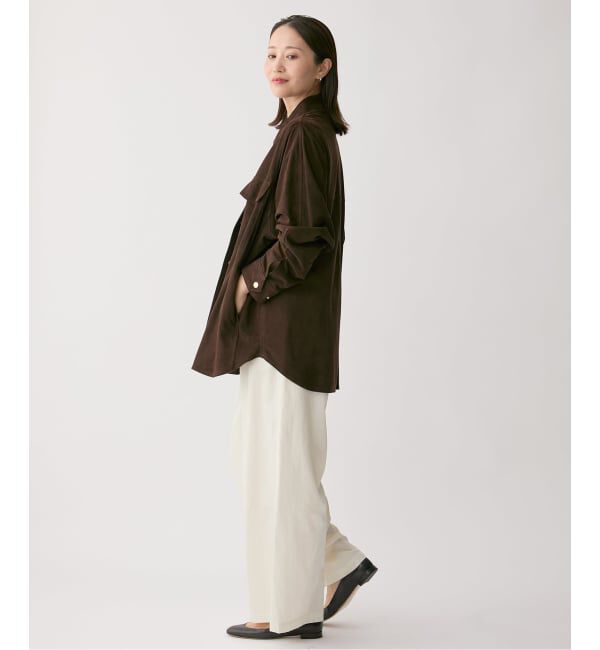 VERMEIL par iena「シルクライクサテン リラックスパンツ」|その他|