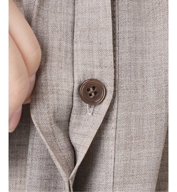 IENA「フリルネックブラウス」|シャツ・ブラウス|