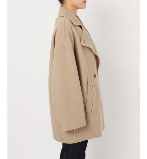 souple wool ダブルフェイスミドルコート（SLOBE IENA）｜ルミネの