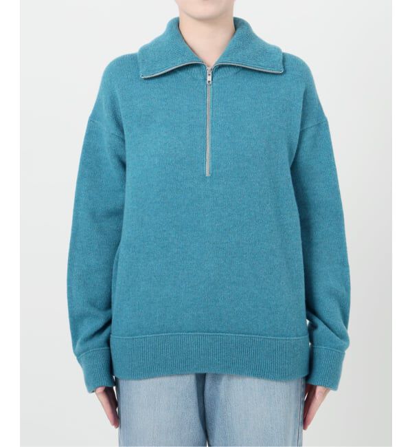 IENA LA BOUCLE「IENA LA BOUCLE ZIP ニットプルオーバー」|ニット・セーター|