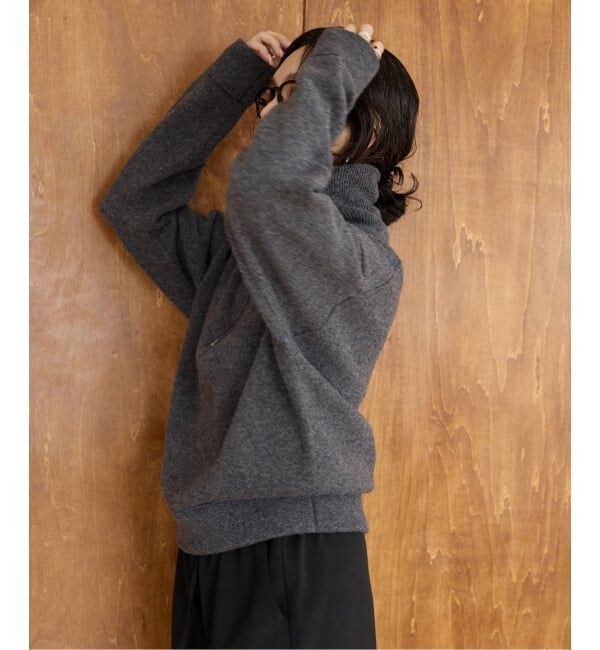 IENA LA BOUCLE「IENA LA BOUCLE ZIP ニットプルオーバー」|ニット・セーター|