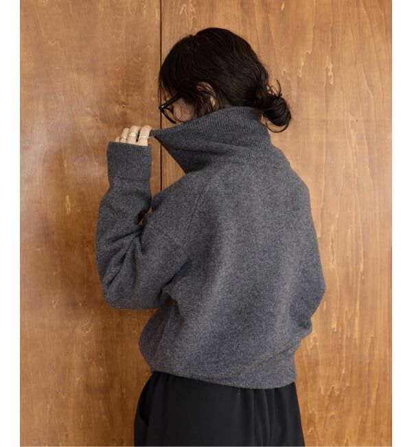 IENA LA BOUCLE「IENA LA BOUCLE ZIP ニットプルオーバー」|ニット・セーター|