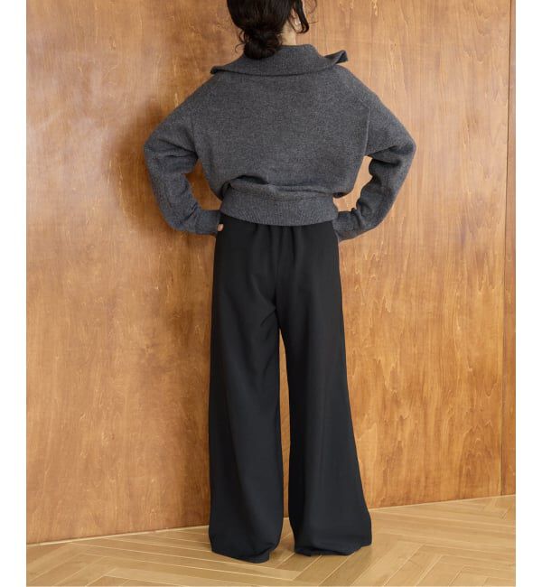 IENA LA BOUCLE「IENA LA BOUCLE ZIP ニットプルオーバー」|ニット・セーター|