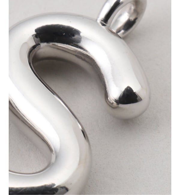 VERMEIL par iena「JOSEPHINE STUDIO ジョセフィン・ストゥディオ Letter Charm LARGE S（シルバー）」|その他|