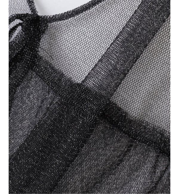 SLOBE IENA「チュールティアードキャミブラウス シュシュSET」|シャツ・ブラウス|