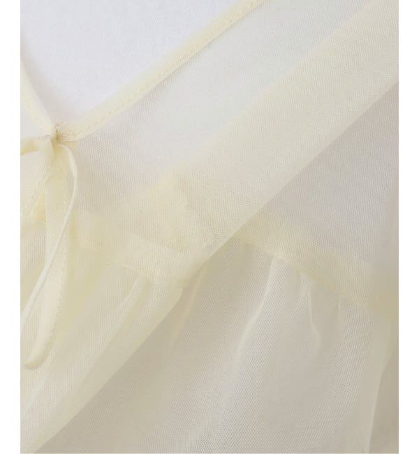 SLOBE IENA「チュールティアードキャミブラウス シュシュSET」|シャツ・ブラウス|