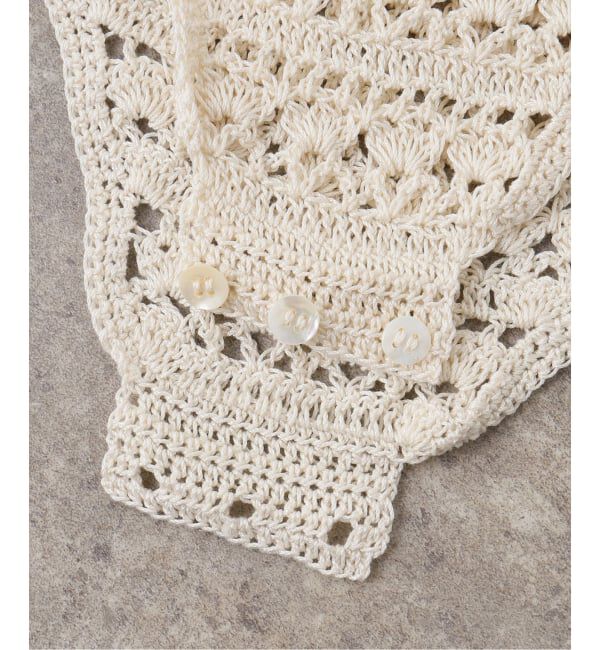 IENA LA BOUCLE「MAYDI/マイディ granny stripe body ニット INVISIBLE」|ニット・セーター|