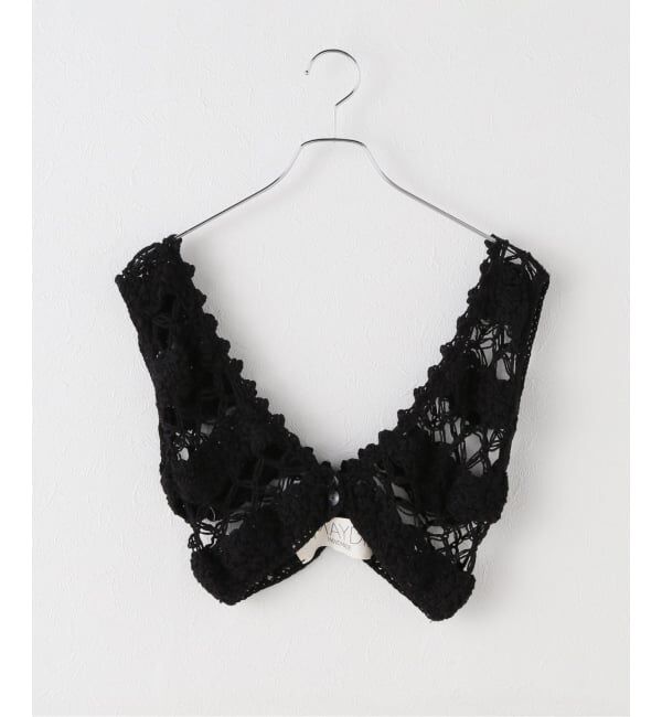 IENA LA BOUCLE「MAYDI/マイディ flower crochet ブラトップ CONEXION」|その他|ブラック