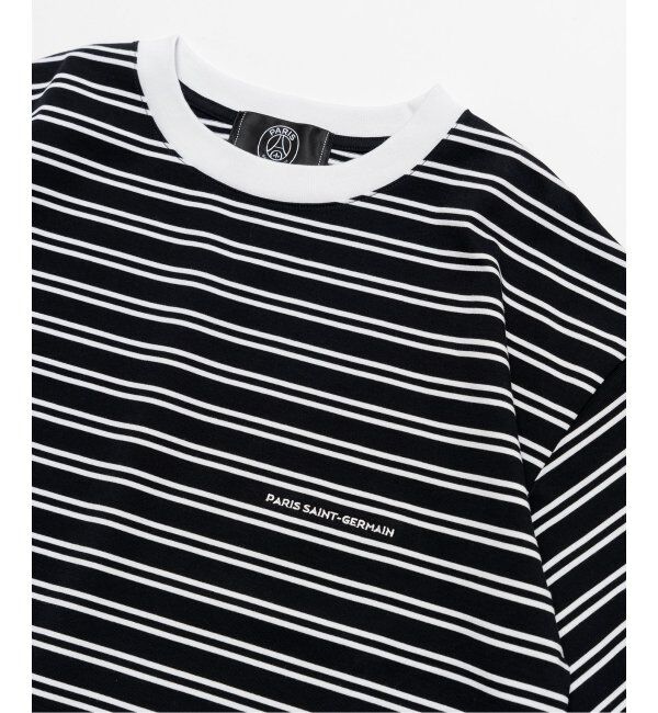 Paris Saint-Germain「【Paris Saint-Germain】ダブルストライプ Tシャツ」|Tシャツ・カットソー|ブラック