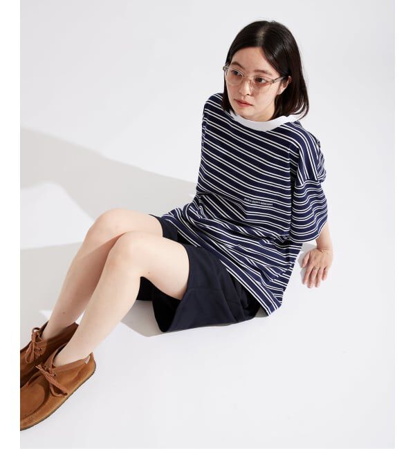 Paris Saint-Germain「【Paris Saint-Germain】ダブルストライプ Tシャツ」|Tシャツ・カットソー|