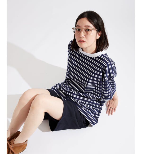 Paris Saint-Germain「【Paris Saint-Germain】ダブルストライプ Tシャツ」|Tシャツ・カットソー|