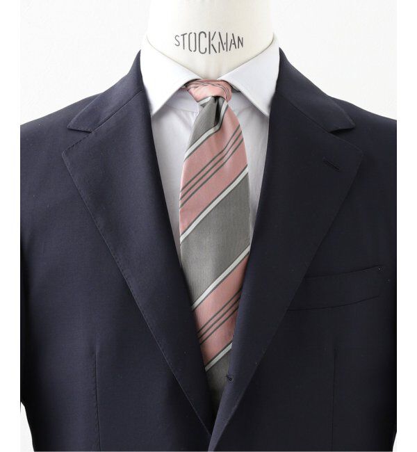 EDIFICE「AX RATTI レジメンタルタイ」|ネクタイ・蝶ネクタイ|ブラウン