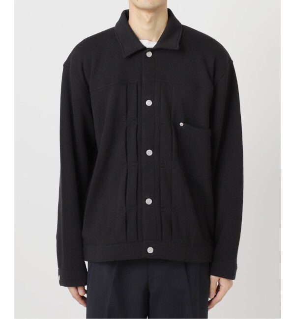 EDIFICE「LOOPWHEELER for LOWERCASE &times; POGGYTHEMAN スウェット トラッカージャケット」|スウェット・ジャージ|