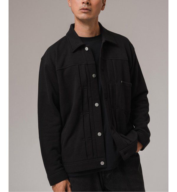 EDIFICE「LOOPWHEELER for LOWERCASE &times; POGGYTHEMAN スウェット トラッカージャケット」|スウェット・ジャージ|