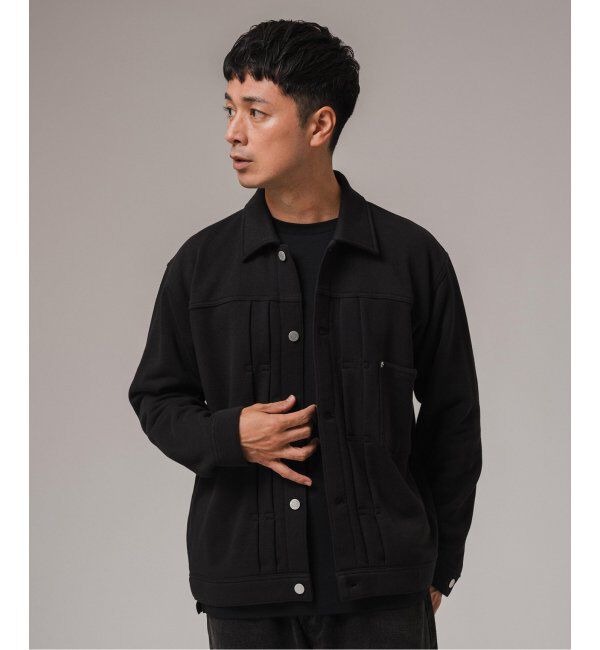 EDIFICE「LOOPWHEELER for LOWERCASE &times; POGGYTHEMAN スウェット トラッカージャケット」|スウェット・ジャージ|