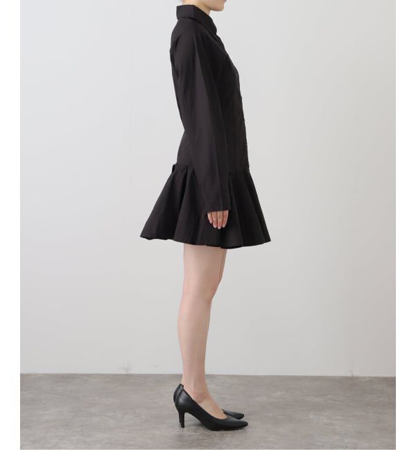 PULP「GANNI / ガニー Stretch Cotton Buttoned Mini Dress」|ワンピース|