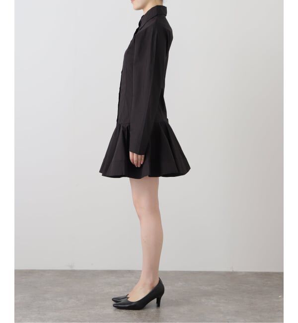 PULP「GANNI / ガニー Stretch Cotton Buttoned Mini Dress」|ワンピース|