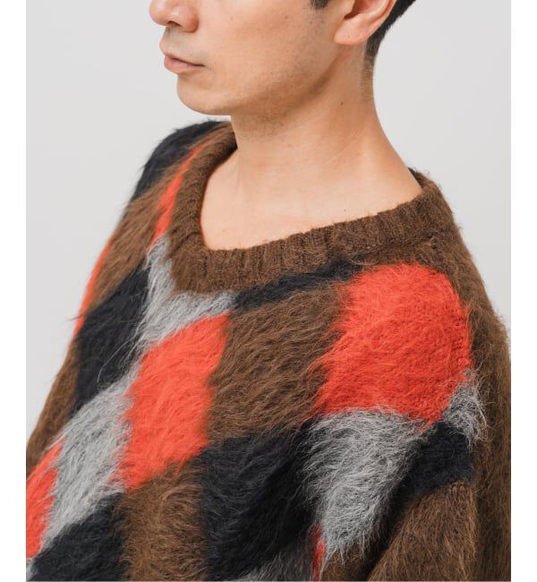 EDIFICE「DELSOL(デルソル) 別注 アーガイル ニット」|ニット・セーター|