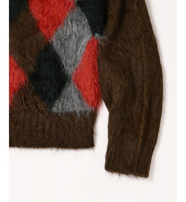 EDIFICE「DELSOL(デルソル) 別注 アーガイル ニット」|ニット・セーター|