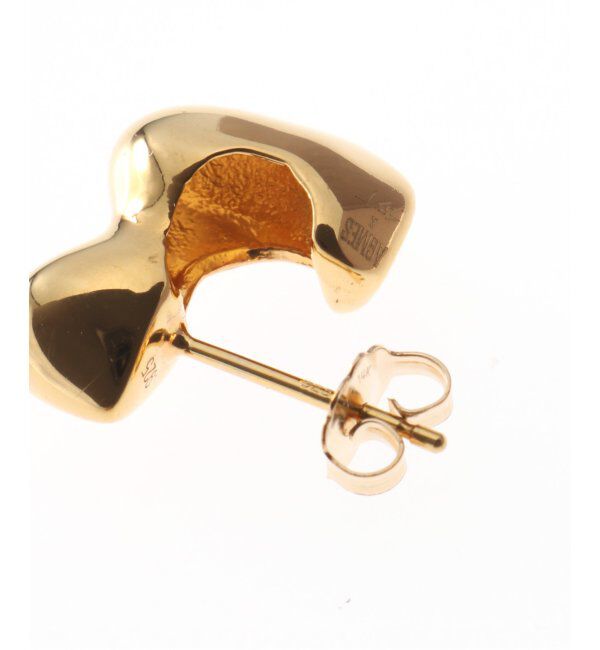 journal standard L'essage「【AGMES/アグメス】SMALL BUBBLE HOOPS GOLD VERMEIL：ピアス」|ピアス|
