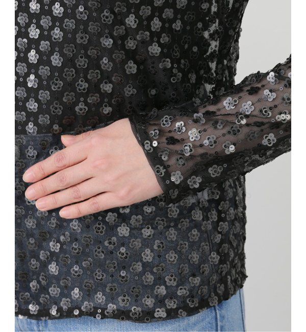 journal standard L'essage「【BAUM UND PFERDGARTEN/バウムウンドヘルガーデン】GLITTER FLOWERS BL：ブラウス」|シャツ・ブラウス|