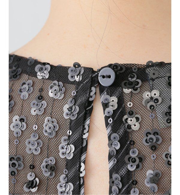 journal standard L'essage「【BAUM UND PFERDGARTEN/バウムウンドヘルガーデン】GLITTER FLOWERS BL：ブラウス」|シャツ・ブラウス|