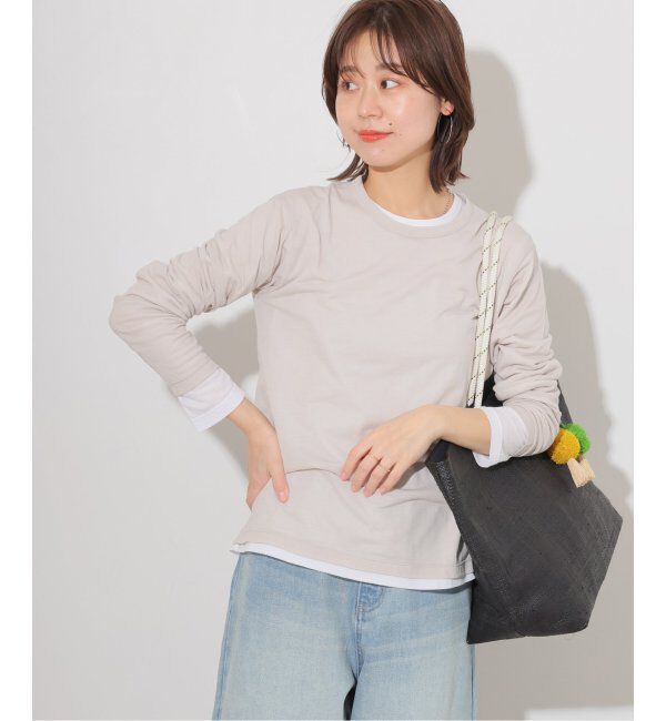 JOURNAL STANDARD relume「《追加》シアークルーネックロングTシャツ」|Tシャツ・カットソー|