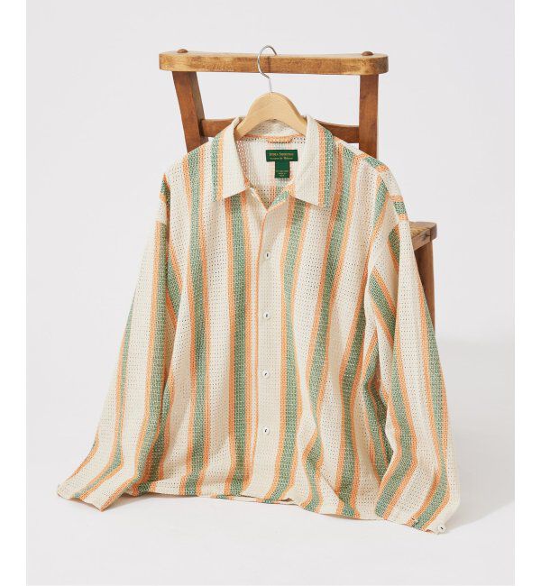 JOURNAL STANDARD relume「INDIA COTTON クロシェシャツ」|シャツ・ブラウス|グリーン