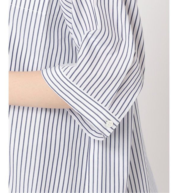 JOURNAL STANDARD relume「《追加》ストライプバンドカラードロストシャツ」|シャツ・ブラウス|