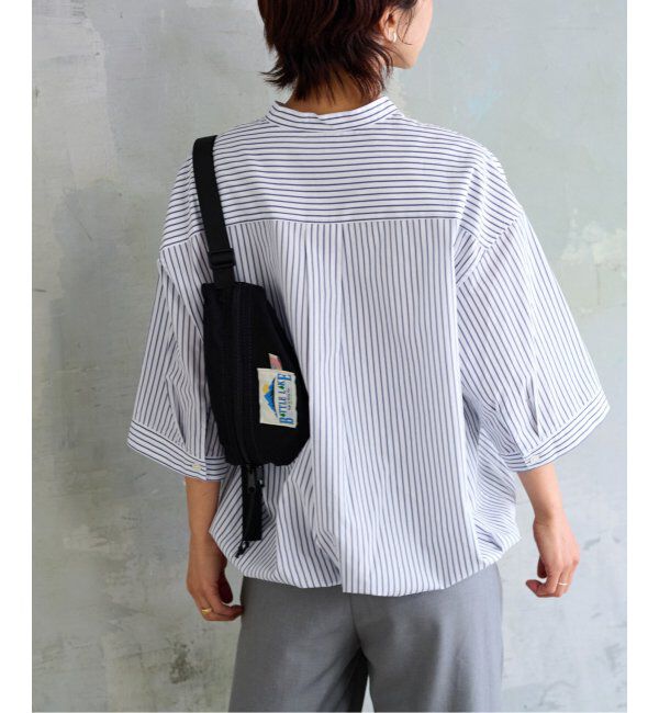 JOURNAL STANDARD relume「《追加》ストライプバンドカラードロストシャツ」|シャツ・ブラウス|