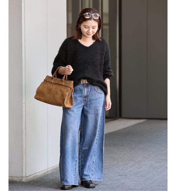 JOURNAL STANDARD「【TRICOTS JEAN MARC/トリコットジーンマルク】VネックシャギーPO」|ニット・セーター|