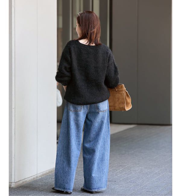 JOURNAL STANDARD「【TRICOTS JEAN MARC/トリコットジーンマルク】VネックシャギーPO」|ニット・セーター|