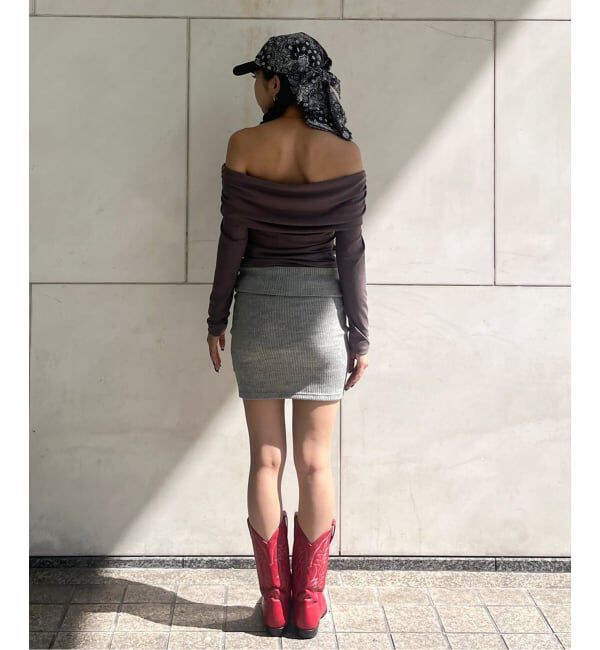 Oriens JOURNAL STANDARD「【COOME/コーメ】 FOLD OVER LS TOP COOMEFW25CS01」|Tシャツ・カットソー|