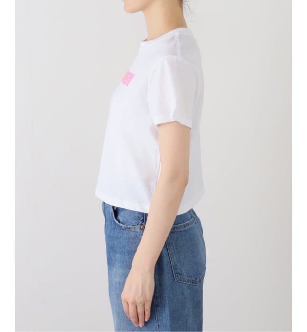 Oriens JOURNAL STANDARD「【Ashley Williams / アシュリー・ウィリアムズ】 WHITE CROPPED T-SHIRT AWAW250100」|Tシャツ・カットソー|
