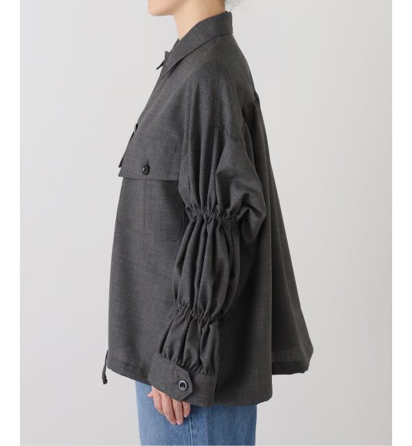 journal standard L'essage「【A VACATION/ア ヴァケーション】 AVC GATHER SAFARI_T：シャツ」|シャツ・ブラウス|