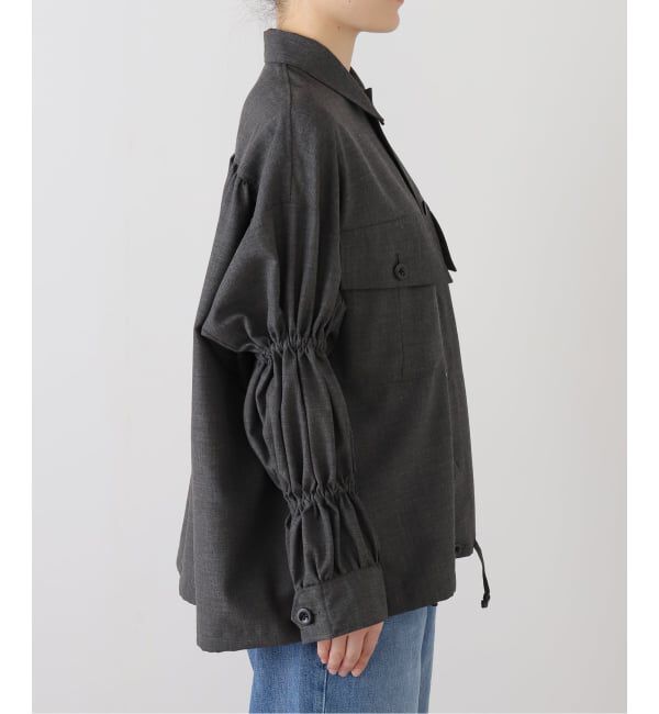 journal standard L'essage「【A VACATION/ア ヴァケーション】 AVC GATHER SAFARI_T：シャツ」|シャツ・ブラウス|