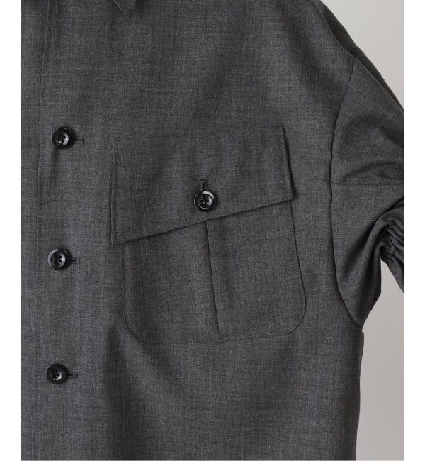 journal standard L'essage「【A VACATION/ア ヴァケーション】 AVC GATHER SAFARI_T：シャツ」|シャツ・ブラウス|