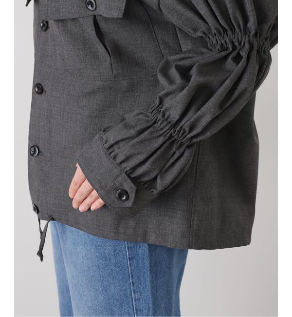 journal standard L'essage「【A VACATION/ア ヴァケーション】 AVC GATHER SAFARI_T：シャツ」|シャツ・ブラウス|