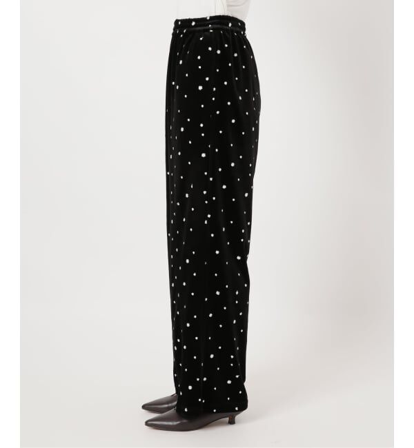 JOURNAL STANDARD relume「《WEB限定追加予約》小花刺繍ベロアパンツ」|その他|