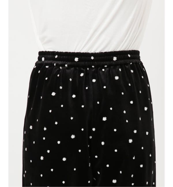 JOURNAL STANDARD relume「《WEB限定追加予約》小花刺繍ベロアパンツ」|その他|