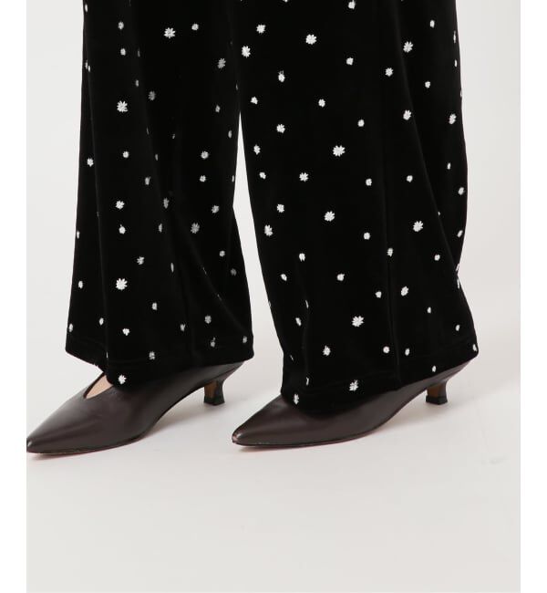 JOURNAL STANDARD relume「《WEB限定追加予約》小花刺繍ベロアパンツ」|その他|