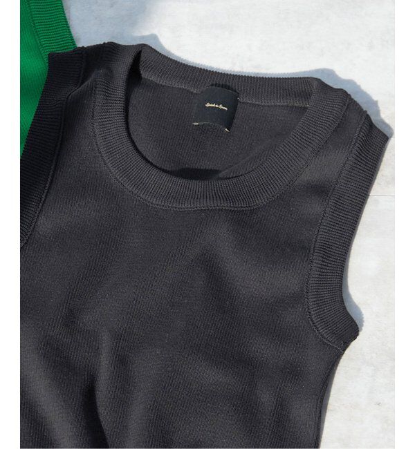 Spick and Span「《追加》18G リブニットタンク」|タンクトップ|