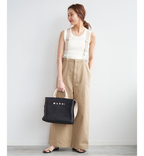 Spick and Span「《追加》18G リブニットタンク」|タンクトップ|