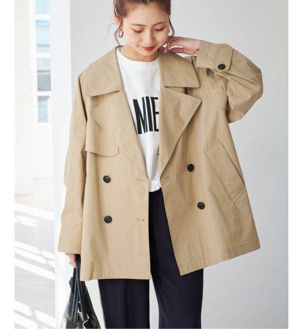 Spick and Span「《WEB限定 / 追加》C/Pミドル丈トレンチコート」|トレンチコート|