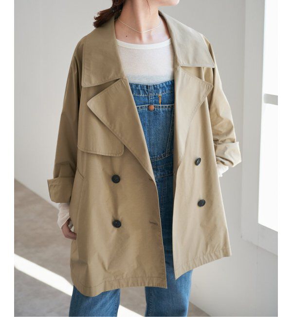 Spick and Span「《WEB限定 / 追加》C/Pミドル丈トレンチコート」|トレンチコート|